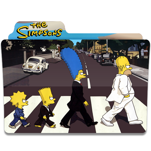 Simpsons Folder Icon Simpsons Folder Iconset Quaffleeye