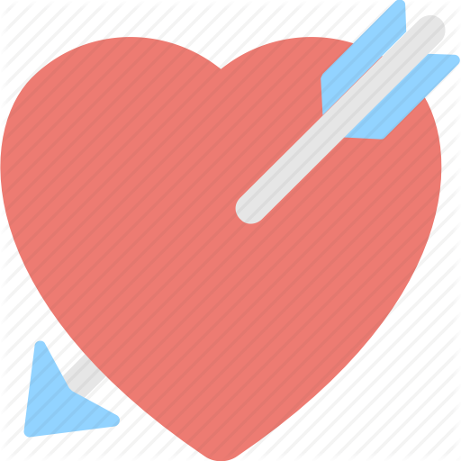 Arrow On Heart, Breakup, Broken Heart, Feeling Hurt, Heartbreak Icon