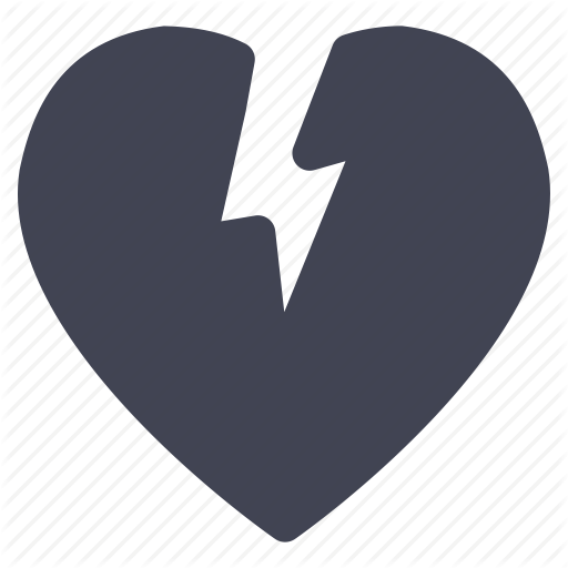 Broken, Heart, Love, Marriage, Tear Icon