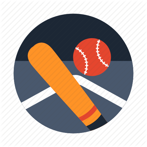 Baseball, Baseball Bat, Softball, Sport Gear, Team Sports Icon
