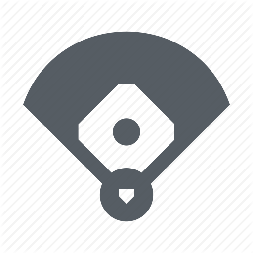 Baseball, Field, Pitch, Sport Icon