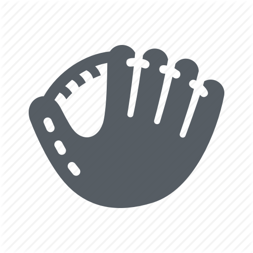 Baseball, Glove, Leather, Sport Icon