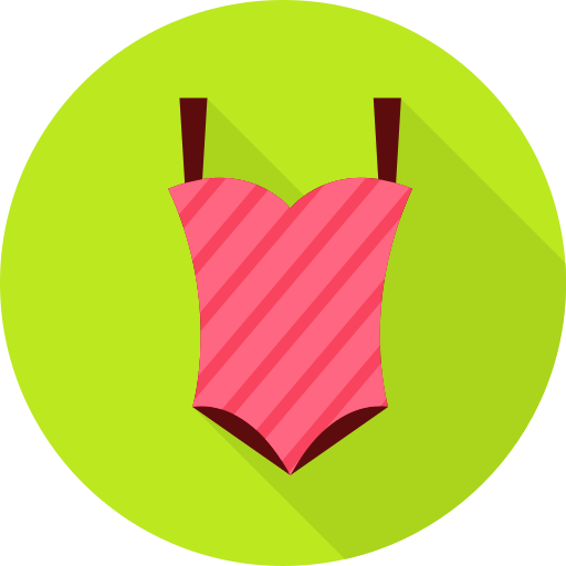 Swimsuit, Woman Icon Free Of Summer Travel Flat