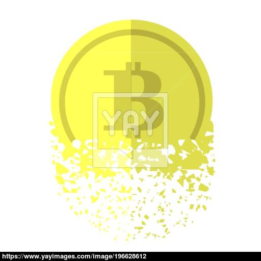 Gold Bitcon Vector