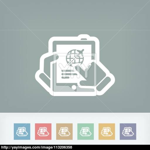 Airplane Booking Icon Vector