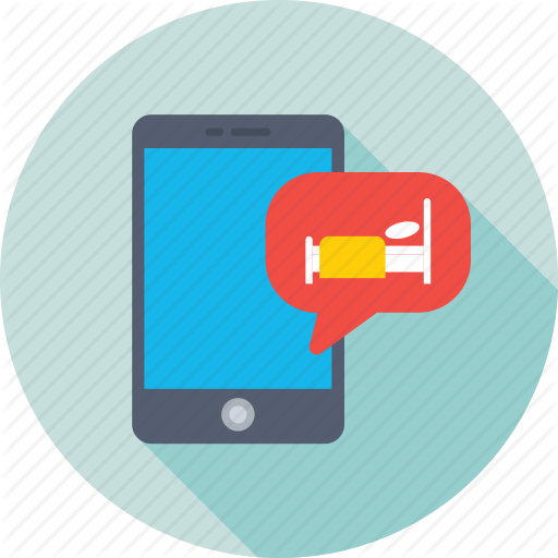 Bed, Booking, Hotel App, Mobile, Reservation Icon