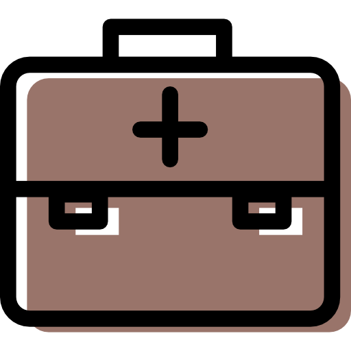 Briefcase Icon Free Of Medical Element Set