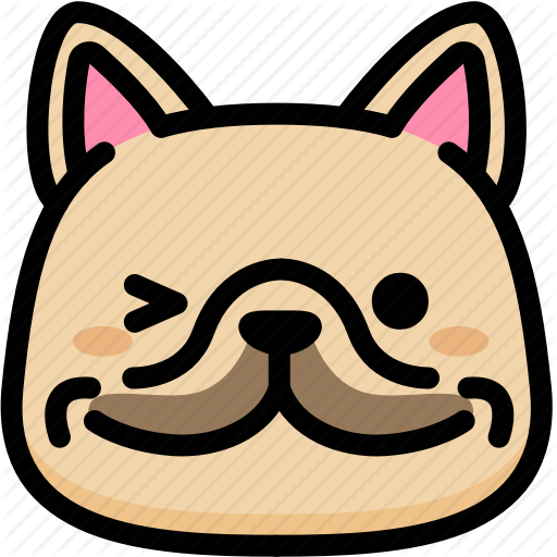Emoji, Emotion, Expression, Face, Feeling, French Bulldog, Smile Icon