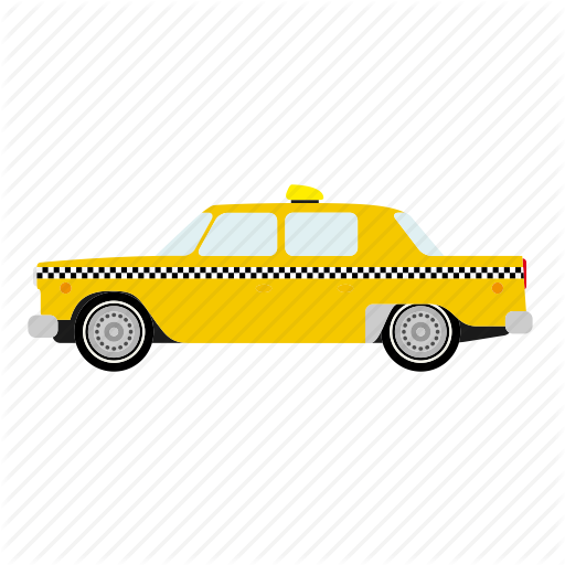 Automotive, Cab, Car, New York, Taxi, Transportation, Yellow Icon
