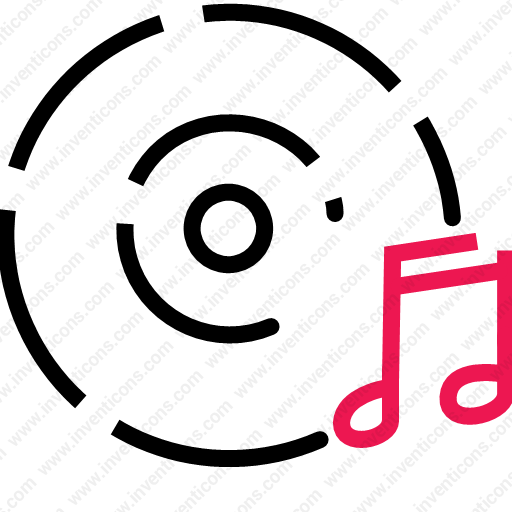 Download Play,music,music Cd,disc,cd Icon Inventicons