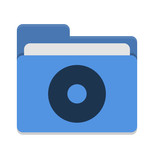 Folder Blue Cd Icon Papirus Places Iconset Papirus Development