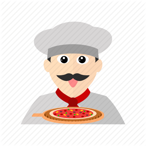 Chef, Cook, Italian, Kitchen, Pizza, Restaurant Icon