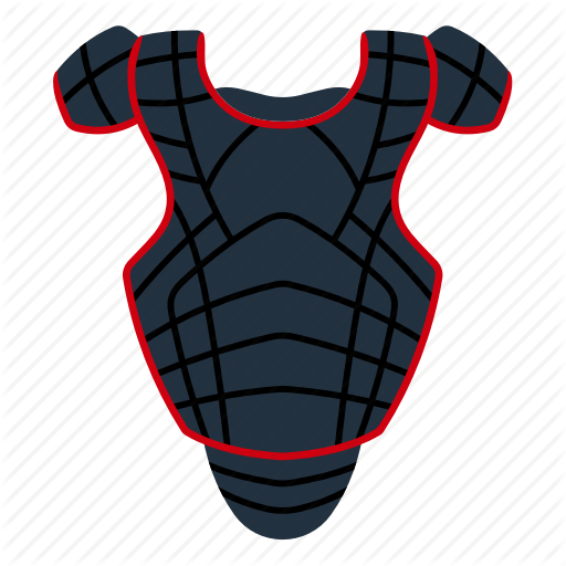 Baseball, Catcher, Chest, Design, Game, Protector, Sport Icon
