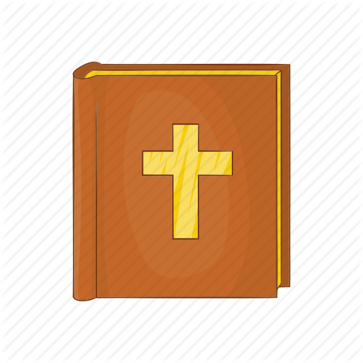Bible, Book, Cartoon, Christianity, Holy, Religion, Spirituality Icon