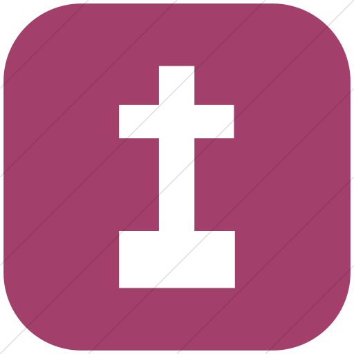 Flat Rounded Square White On Pink Ocha Humanitarians