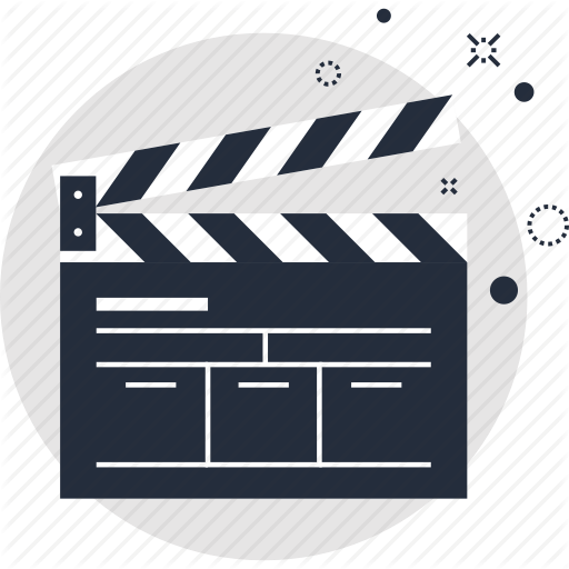 Action, Cinema, Clapboard, Clapper, Film, Movie, Video Icon