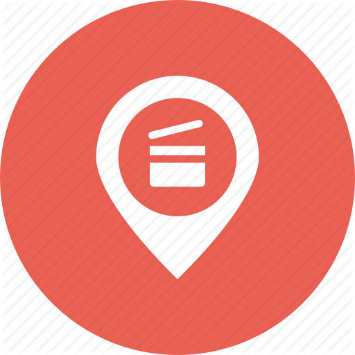 Cinema, Location, Map, Marker, Movie, Pin, Theatre Icon