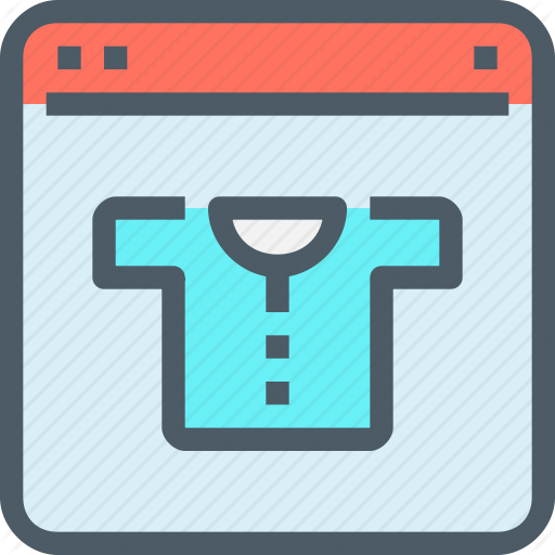 Browser, Clothing, Online, Shop, Shopping, Store Icon