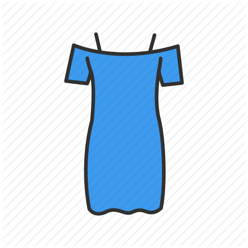 Clothes, Dress, Fashion, Women's Dress Icon