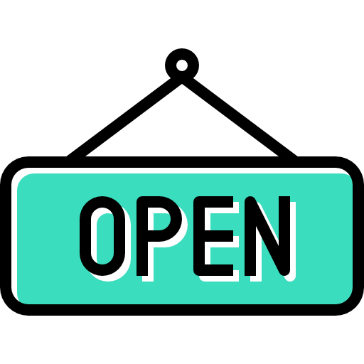 Shop, Business, Open, Sign, Commerce, Signal, Signs Icon