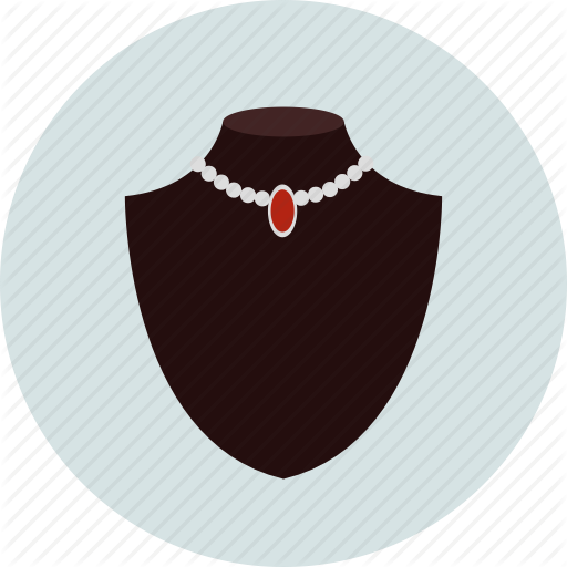 Jewelry, Jewelry Showcase, Necklace Icon