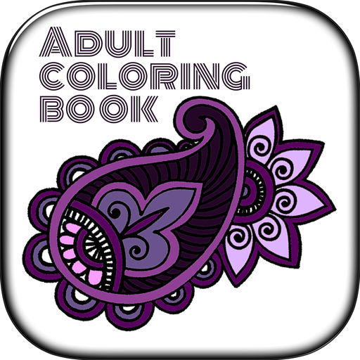 Adult Coloring Abstract Floral Color Pages
