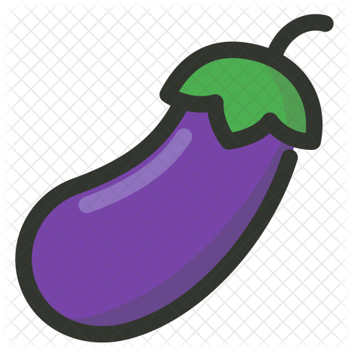 Eggplant Vector Coloring Book Transparent Png Clipart Free