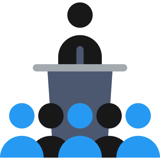 Conference Flat Icon