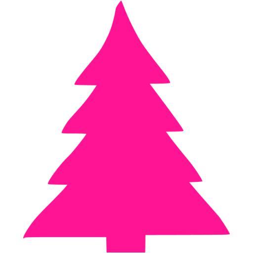 Deep Pink Christmas Icon