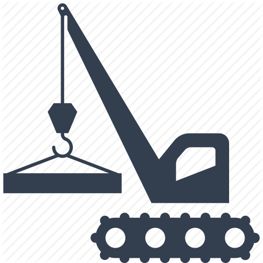 Construction Crane With Ball Icon Images