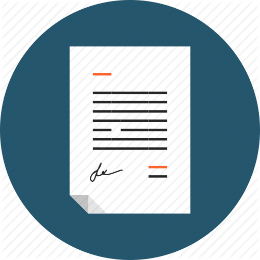 Agreement, Business, Contract, Document, Paper, Sheet, Signature Icon
