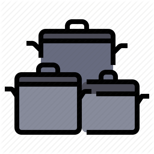 Cook, Cooking, Food, Kitchen, Pots, Utensil Icon