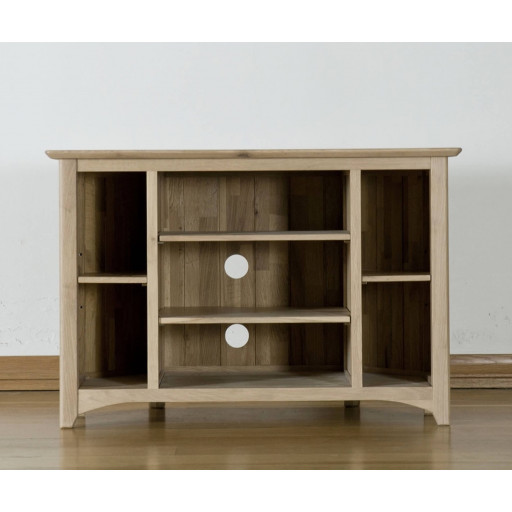 Teslar Solid Oak Standard Video Cabinet
