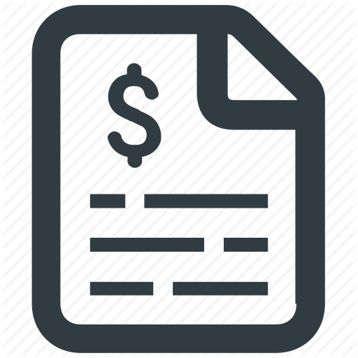 Bill, Cost, Finanical, Invoice, Report, Sales, Statement Icon