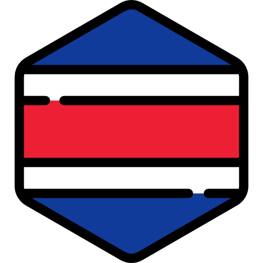 World, Flag, Flags, Country, Nation, Costa Rica Icon