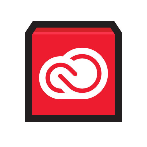Adobe Creative Cloud Icon Flat Strokes App Iconset Hopstarter