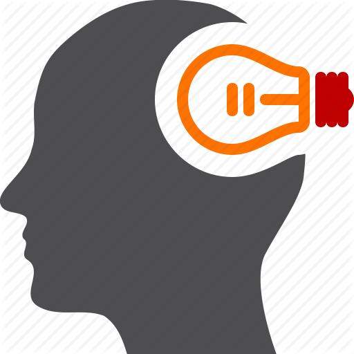 Creative, Head, Idea, Lightbulb, Mind Icon