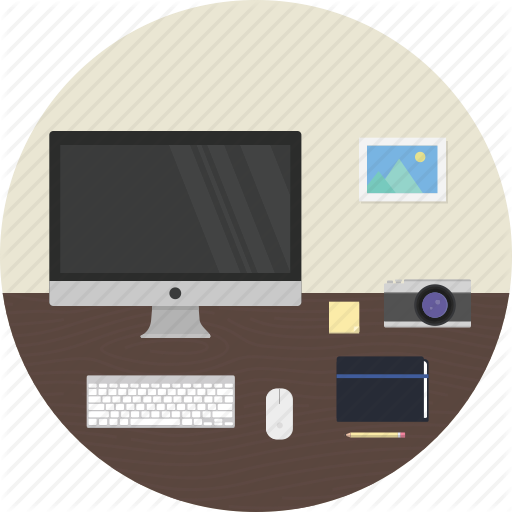 Camera, Creator, Desk, Maker, Photographer, Work Icon