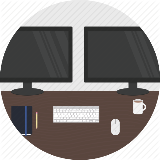 Coder, Creator, Desk, Developer, Maker, Work Icon