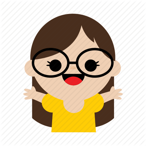 Beauty, Child, Cute, Girl, Glasses, Kids, Sweet Icon