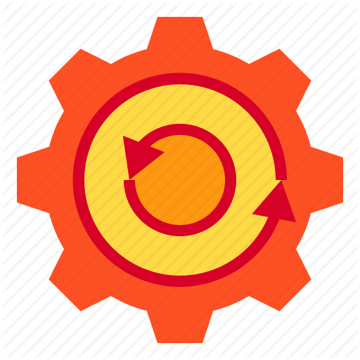 Cycle, Gear, Hardware, Service Icon