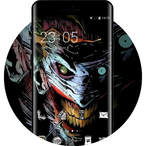 Skull Bone Theme Joker Dc Comics Art Wallpaper Free Android Theme