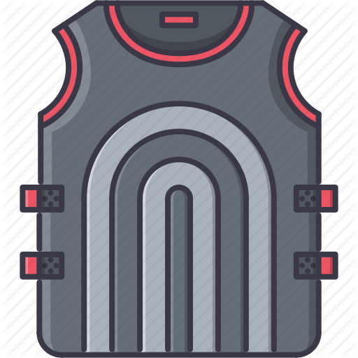 Battle, Flak, Jacket, Military, War, Weapon Icon