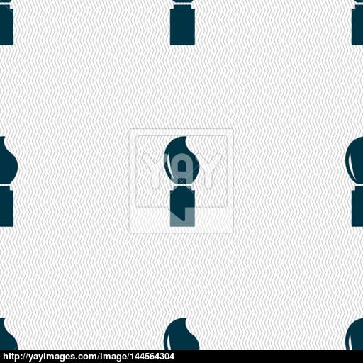 Paint Brush Sign Icon Artist Symbol Seamless Abstract Background