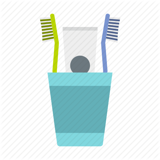 Cup, Dental, Health, Healthy, Hygiene, Toothbrushes, Toothpaste Icon