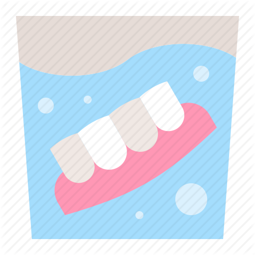 Dental, Dentist, Dentistry, Denture, Glass, Gums, Water Icon