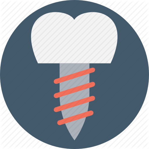 Dental Implant, Dental Procedure, Dental Treatment, Oral Surgery Icon