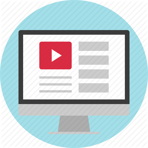 Layout, Online, Website, Youtube Icon