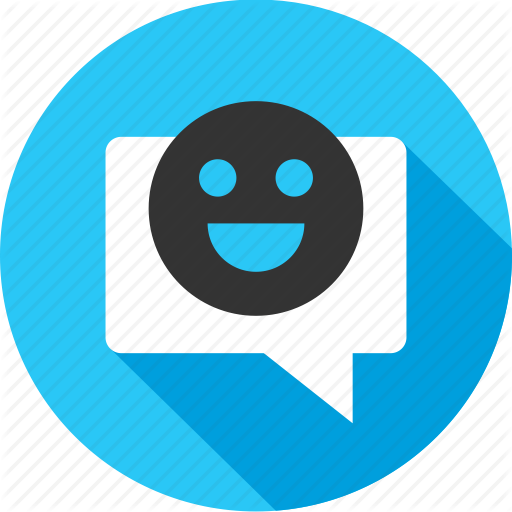 Chat, Emoji, Online, Seo, Sms, Talk, Web Icon Icons Flat Style