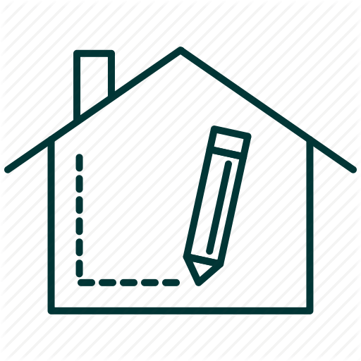 Design, Designer, Home, House, Interior, Pencil, Room Icon